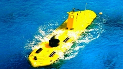 Yellow submarine ocean watercraft