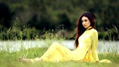 Yellow woman asians