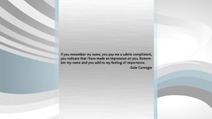 You name pay remember