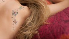 Young Brazil blondes tattoos brazilian Mily Cunha