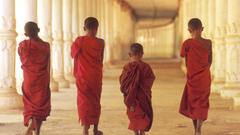 Young buddhism cambodia Monks