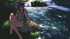 Young nekomimi animal ears