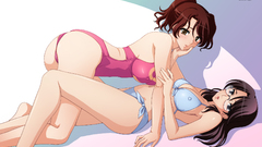 Yuri blush swimsuits nipples