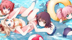 Yuru yuri Akaza Akari Funami Yui Toshinou Kyouko Yoshikawa 