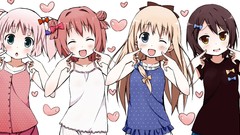 Yuru yuri Akaza Akari Funami Yui Toshinou Kyouko Yoshikawa 