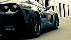 z06 Corvette Sports Car Car vehicle black cars Chevrolet