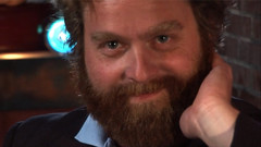 Zach galifianakis fake smile
