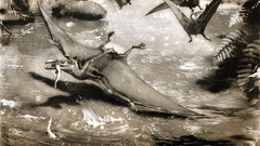 Zdenek Burian pterodactyls paintings