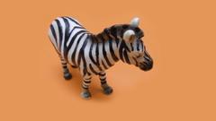 Zebra toy Art