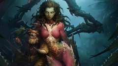 Zerg artwork video games starcraft ii