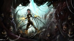 Zerg starcraft swarm sarah artwork video games Sarah Kerrigan 