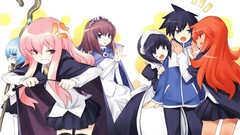 Zero no tsukaima hiraga saito henrietta de tristain Louise 