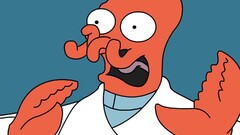 Zoidberg Futurama cartoon TV series Simple Background