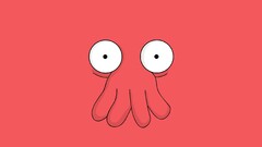 Zoidberg Futurama Minimalism TV series Simple Background