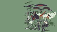 Zombies Dracula Simple Background