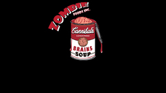Zombies food brain artwork