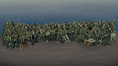 Zombies horde Art