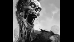 Zombies horror nightmare skull