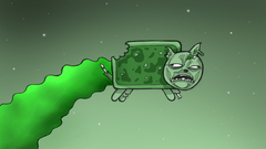 Zombies nyan cat