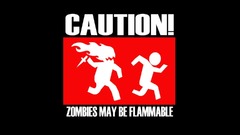 Zombies signs caution