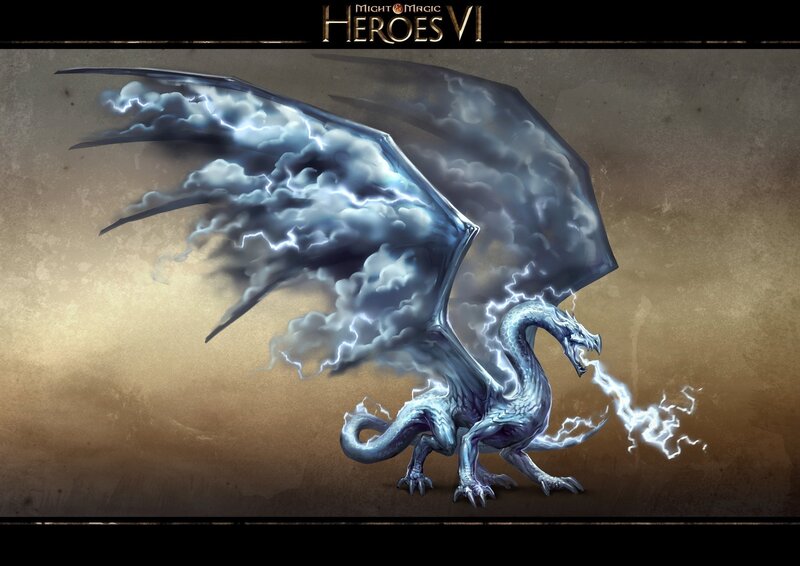 Thunder Dragon from Might & Magic