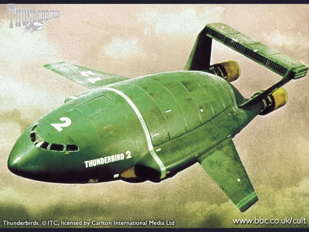 Thunderbird 2 in flight