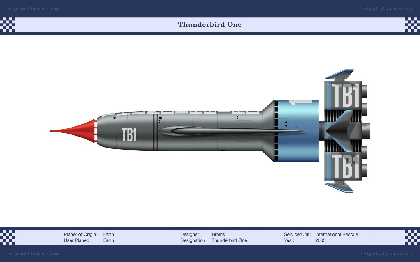 Thunderbird One spacecraft
