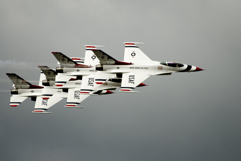 Thunderbirds jet formation