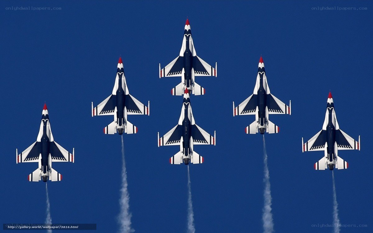 Thunderbirds jet formation