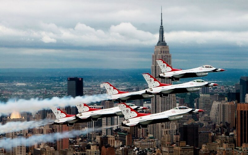 Thunderbirds over New York