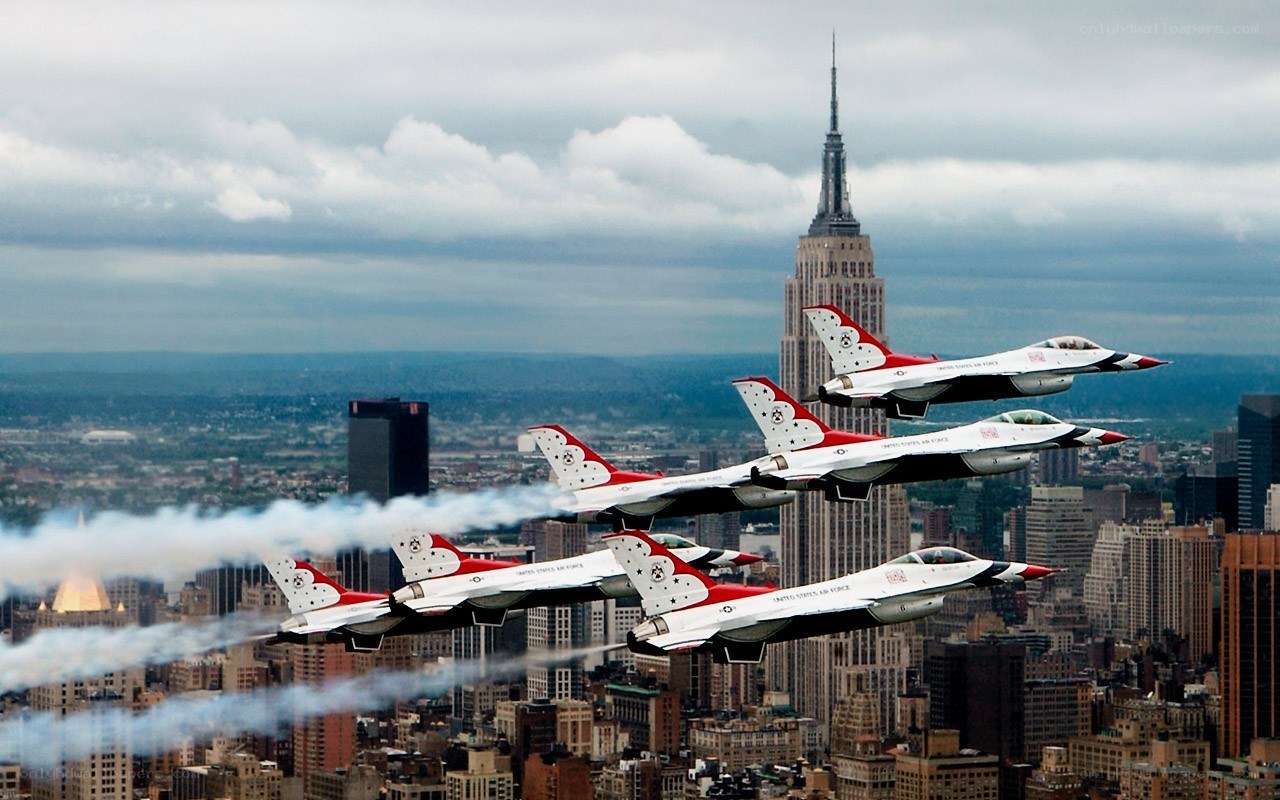 Thunderbirds over New York