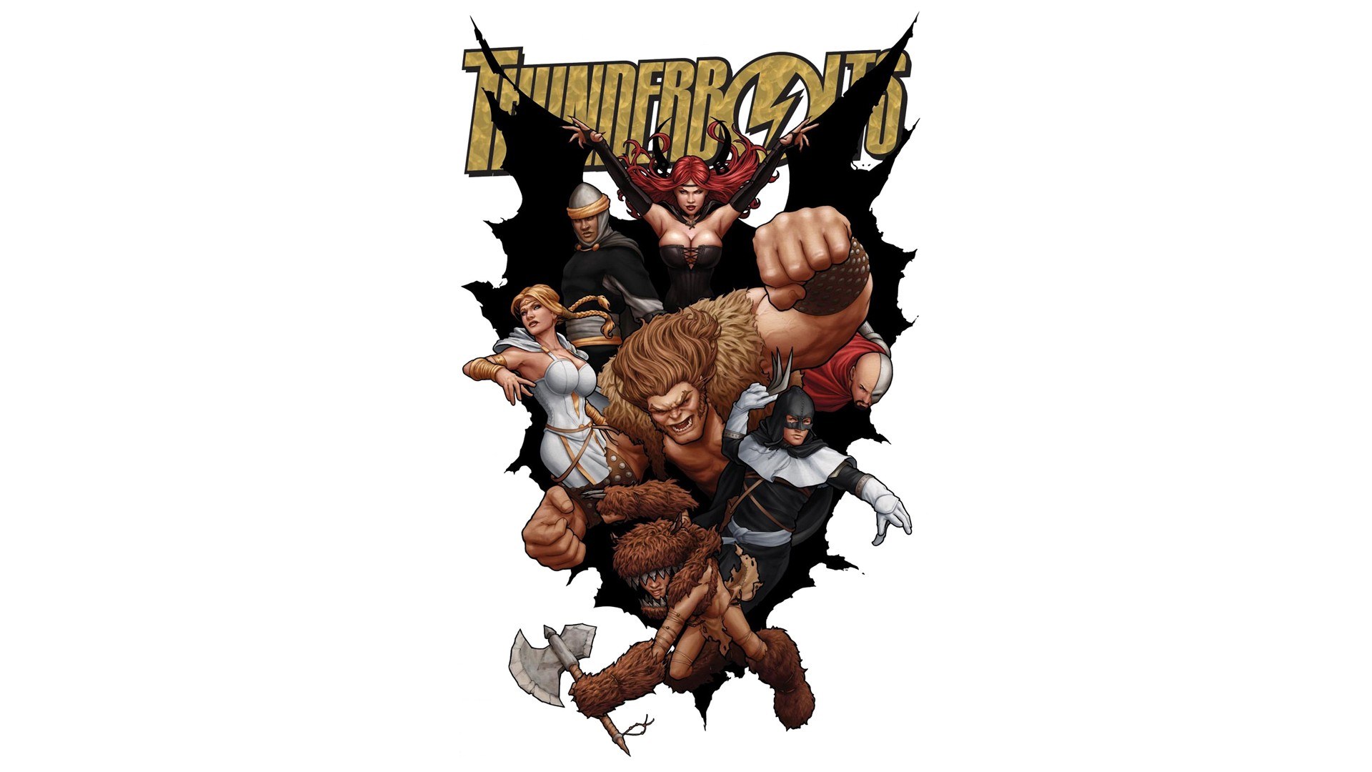 Thunderbolts comic book cover