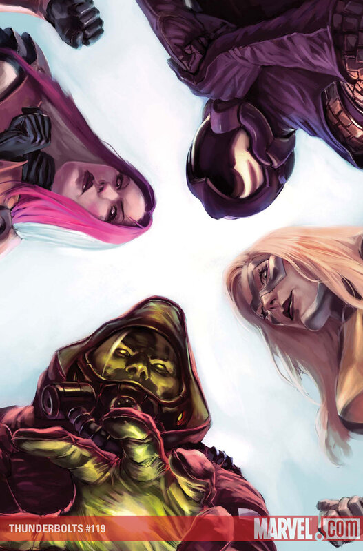Thunderbolts comic cover art