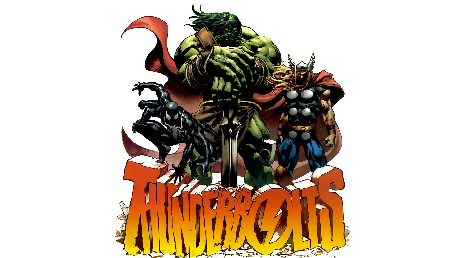 Thunderbolts comic cover art