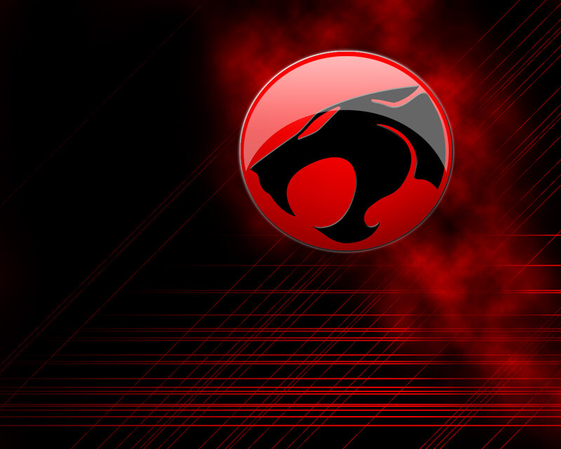 ThunderCats logo on red background