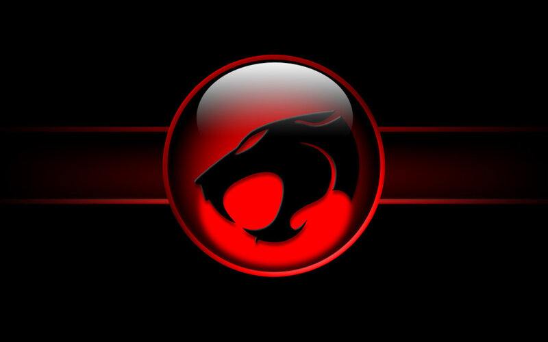 ThunderCats logo on red background