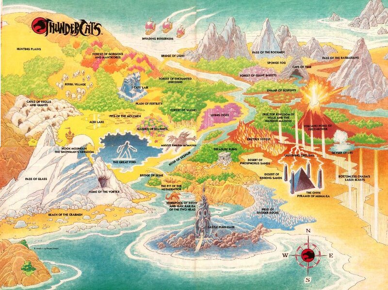 ThunderCats world map