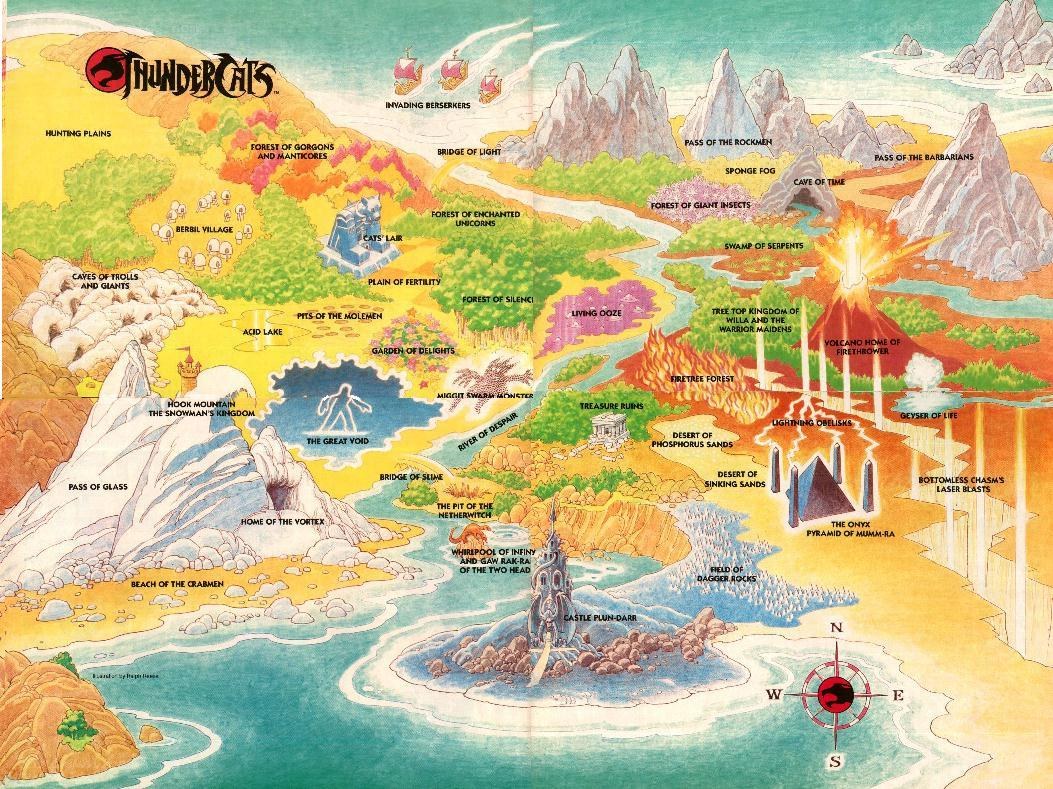 ThunderCats world map