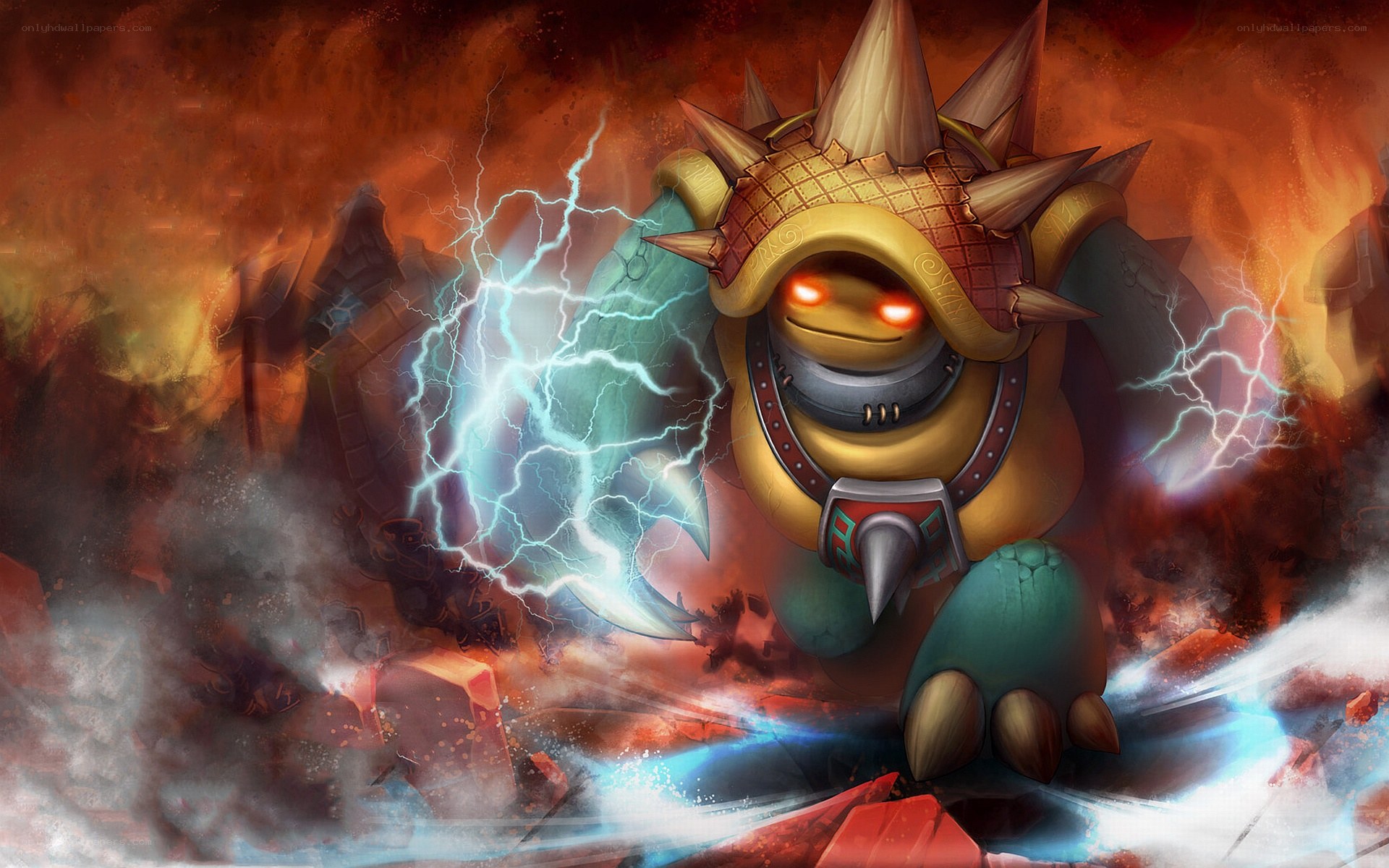 Thunderous robotic warrior