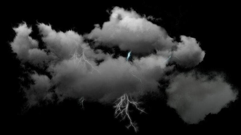 Thunderstorm Cloud — Black