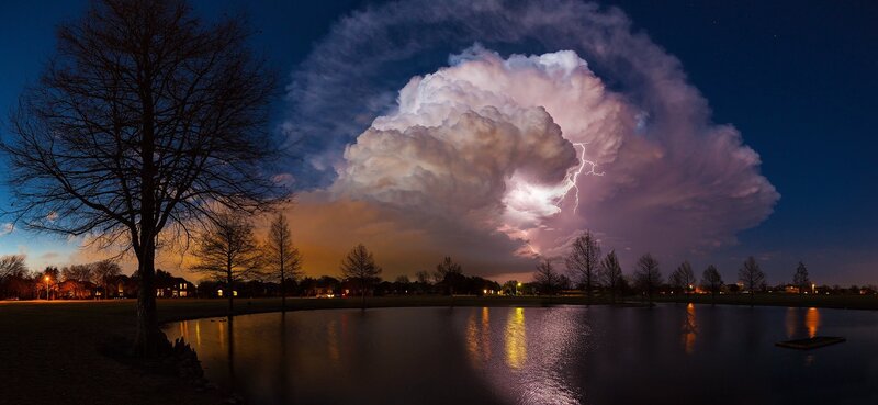 Thunderstorm Cloud over Pond