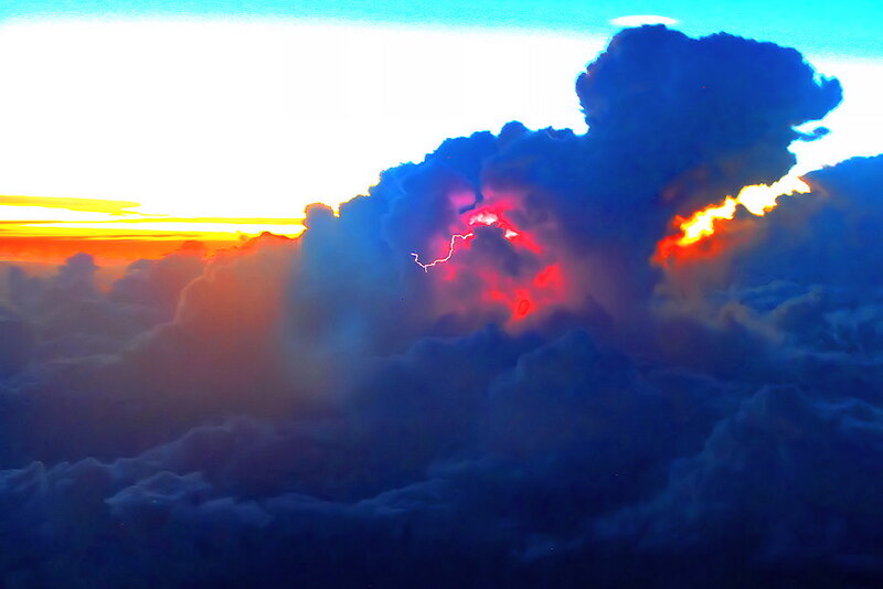 Thunderstorm Clouds — Blue