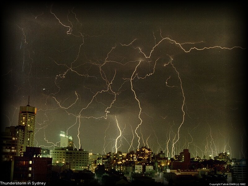 Thunderstorm in Sydney