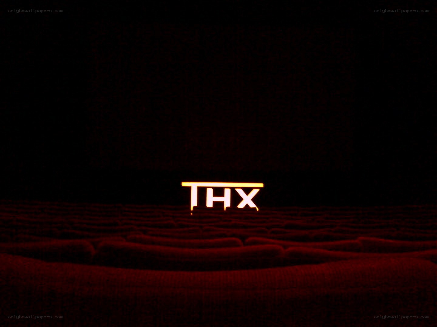 THX logo in dark theater