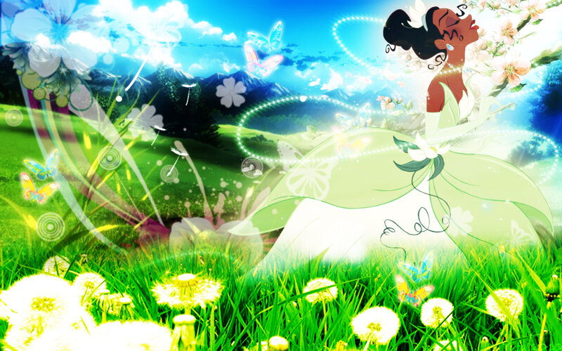 Tiana in a Meadow
