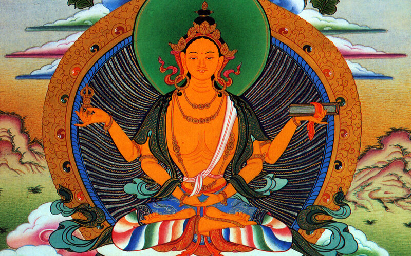 Tibetan Buddhist deity painting