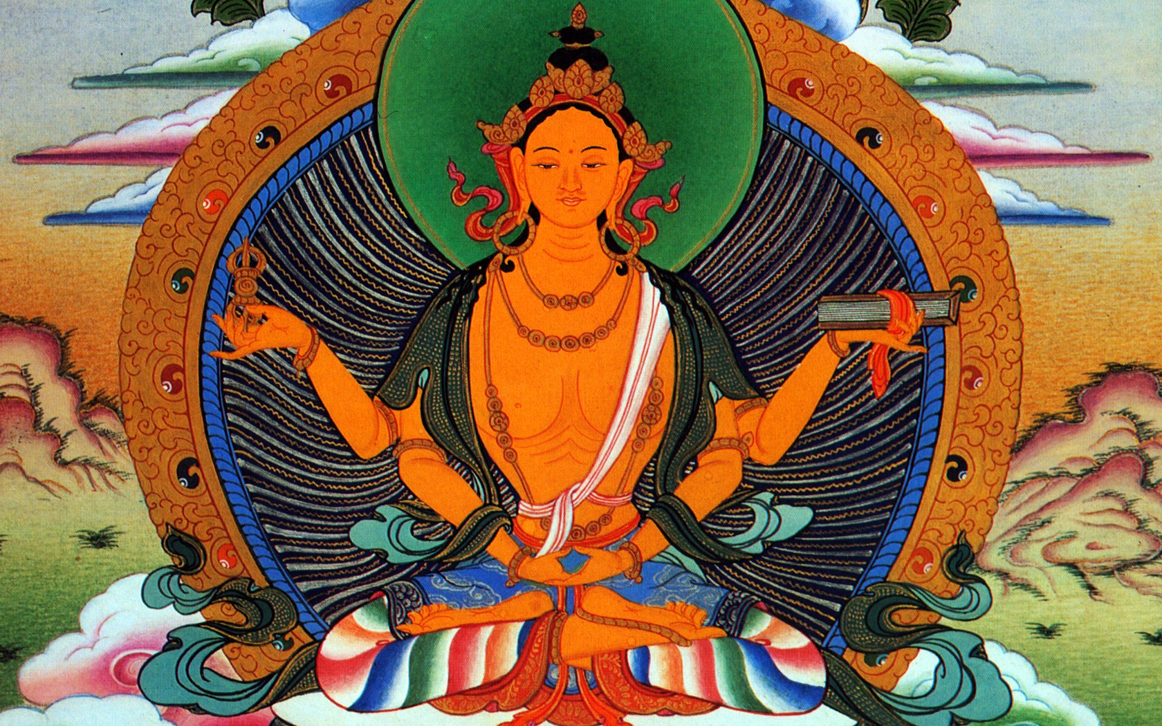 Tibetan Buddhist deity painting