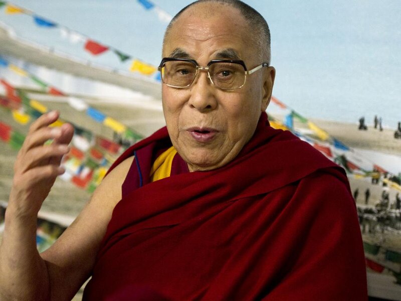 Tibetan Monk Speaking
