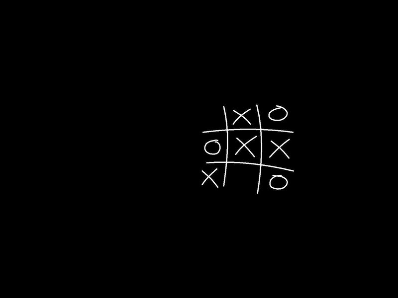 Tic-tac-toe Game — Black