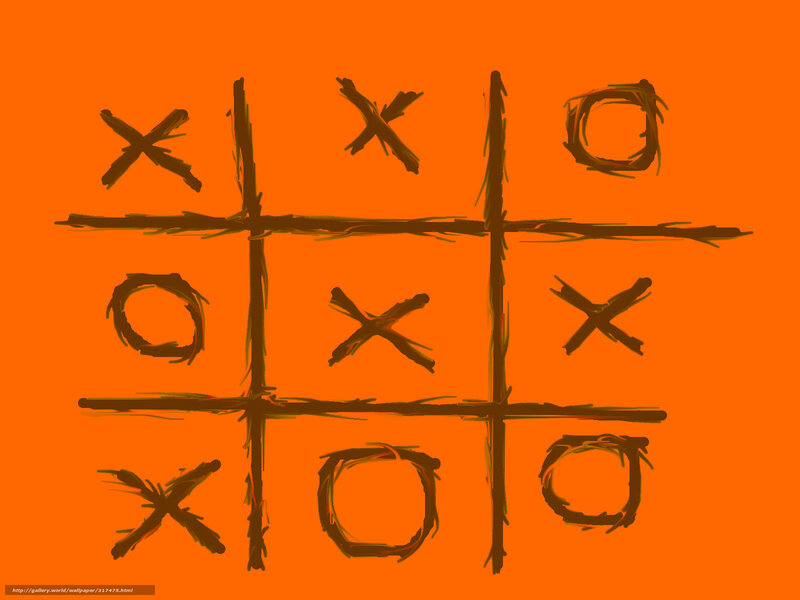 Tic-tac-toe Game — Orange
